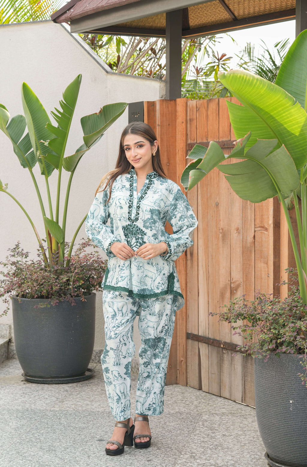Forest Tales Embroidered Kurta Set